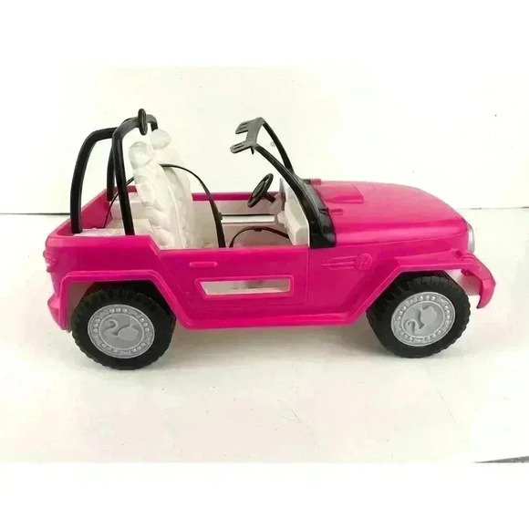 Barbie Doll Pink Jeep Car 2012 Beach Party Vehicle Y6856 - Picture 15 of 16